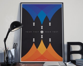 PERSONALISED - Minimalist Art Print Gamer Poster