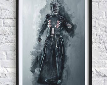 Hellraiser - Pinhead 'Watercolor' Digital Download