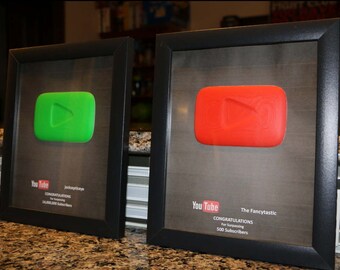 Custom YouTube Play Button Replica - Fancy Play Button