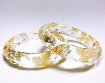 Pressed flowers bangles, real flowers bangles, resin bangles,Botanical Jewellery, real flowers bracelet , pressed flowers bracelets