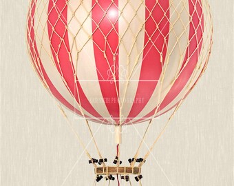 Hot Air Balloon Prop Overlay, Extra Large File, High Resolution, Great for Newborns and Kids, Instant Download.