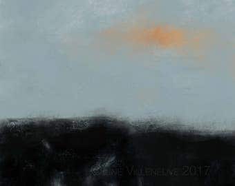 Original drawing, limited edition art print, green, purple, grey, jade Unique artwork, signed and numbered. Available in 5 formats.