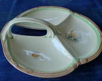Pretty Newhall 3 section serving dish