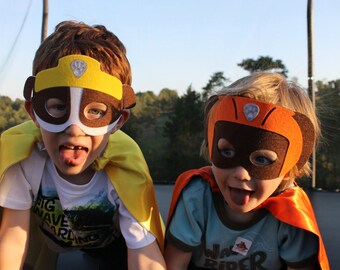 Zuma cape and mask set, Paw Patrol Zuma, Zuma costume, Paw Patrol costume, Zuma gifts, preschool gifts, boys stocking stuffers, Zuma outfit