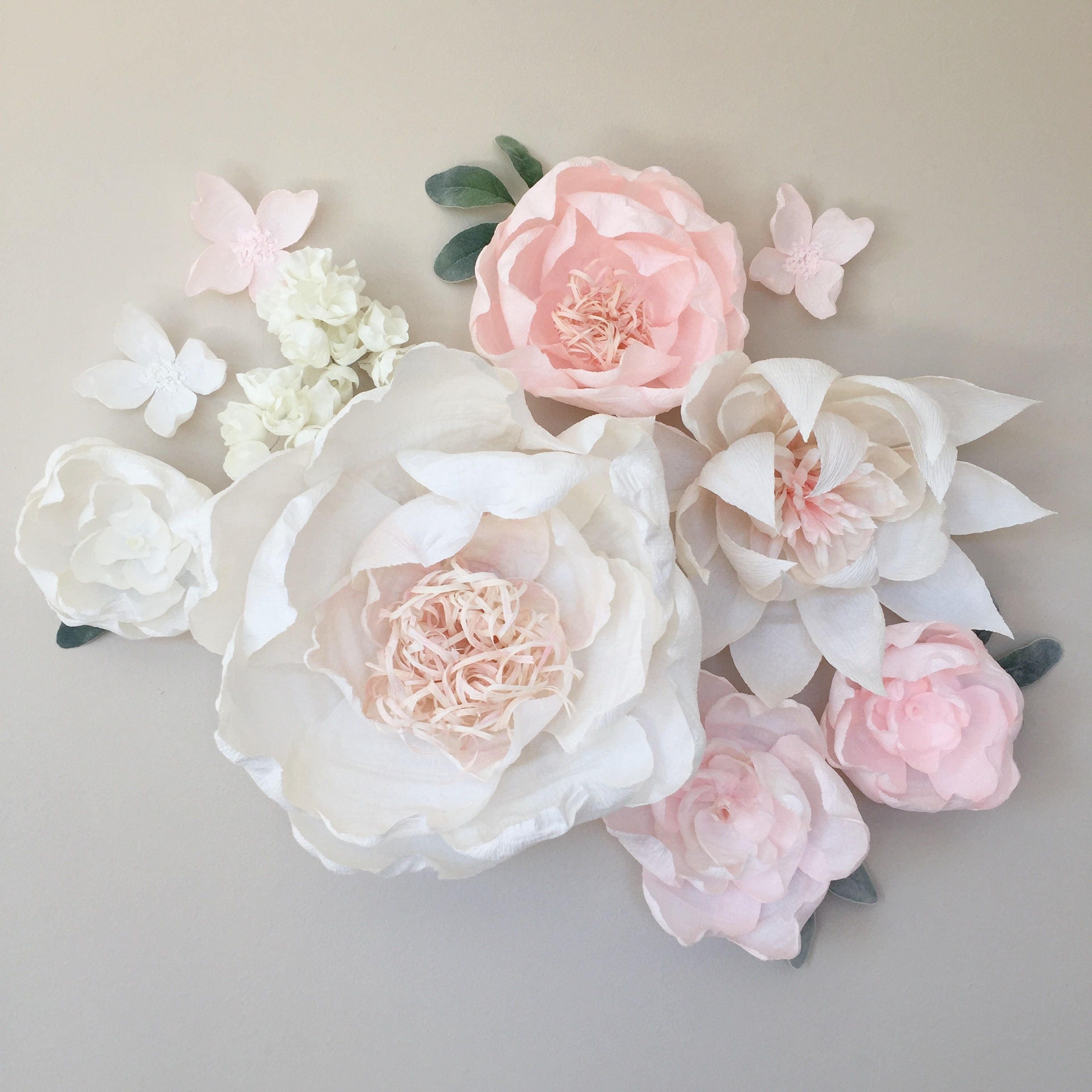 Paper Flower Backdrop // Paper Flower Wall // Crepe Paper