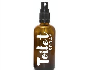 4 DIY 100ml Essential oil bottle labels - Essential oil decals - 100ml spray bottle - waterproof vinyl - customisable vinyl labels