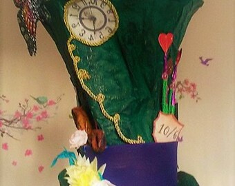 Mad Hatter's Hat Piñata Alice in wonderland theme.