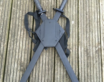 Deadpool cosplay safe katanas & back scabbard