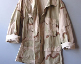 Vintage Desert Camo Army Jacket
