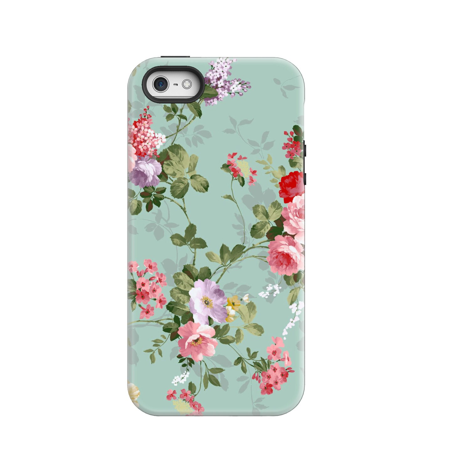 Floral unique custom case for iPhone 5s iPhone by PhoneCustomCase