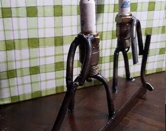 Gearhead Golfer Buddies, engine metal art