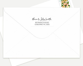 Personalised Return Address Labels 6 Styles To Choose From!