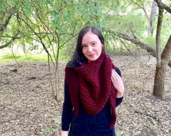 Bandana Shawl // Bandana Scarf // Triangle Scarf // Triangle Shawl // Camblin Shawl // Women's Shawl // Winter Shawl