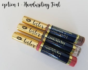 LipSense Tester Labels, Tester Labels for Lipsense, Clear Tester Labels, Cosmetic Tester Labels