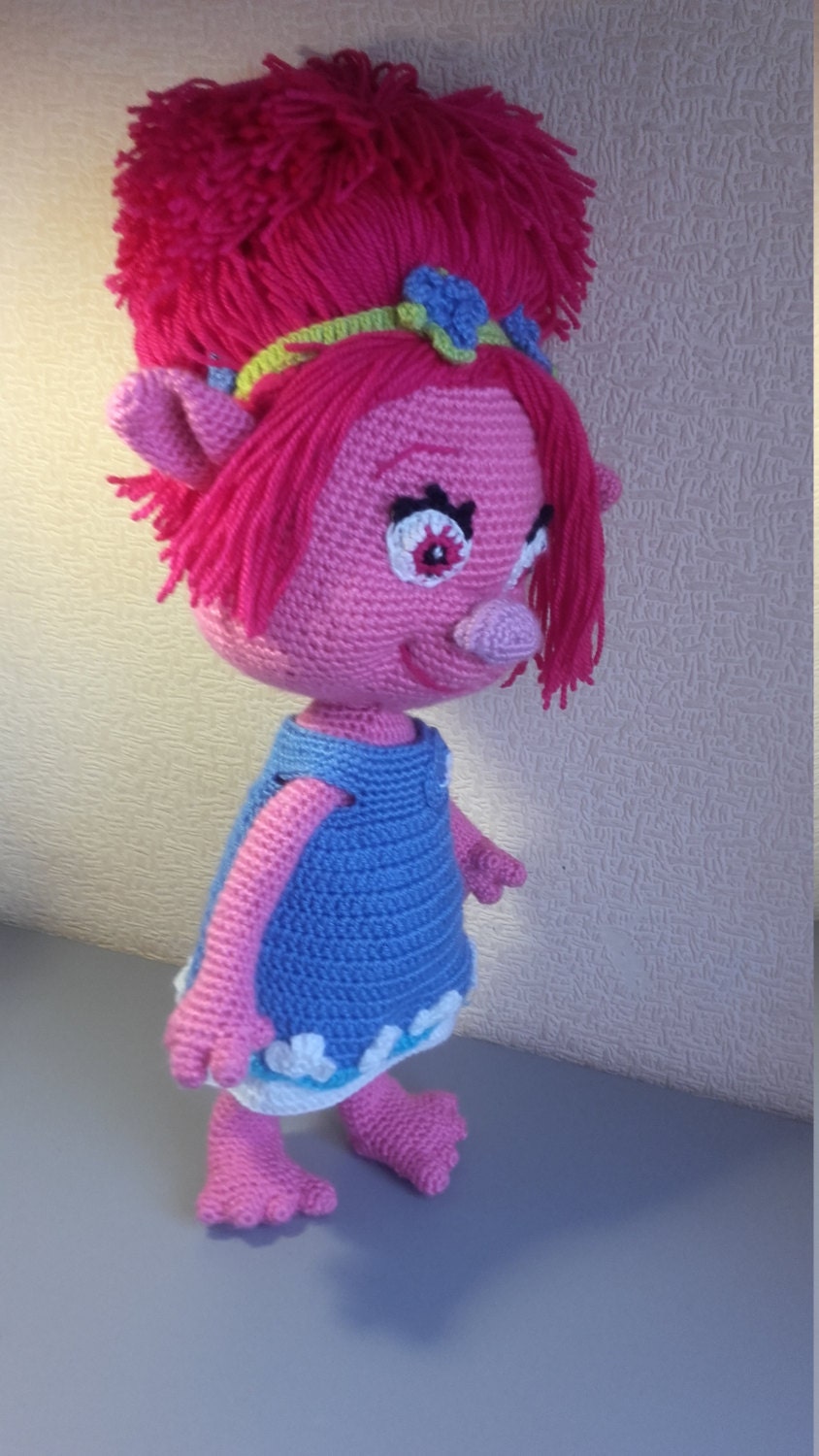 Troll Poppy Crochet Doll Amigurumi Doll Poppy Princess
