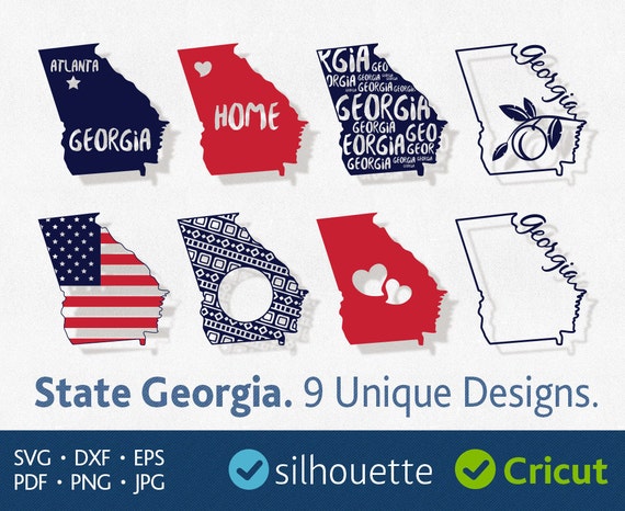 Download GEORGIA SVG American State Files Georgia State svg