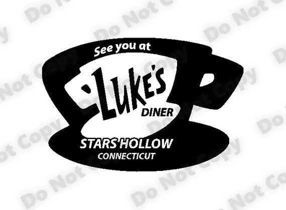 Download See You At Luke's Diner SVG HQ Layered Colors Design