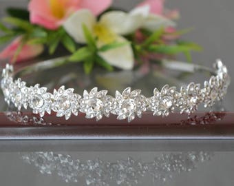 Crystal Crown,Bridal Tiara,Swarovski Crystal,Wedding tiara,Crown,Czech stones,accessory,royal diadem.