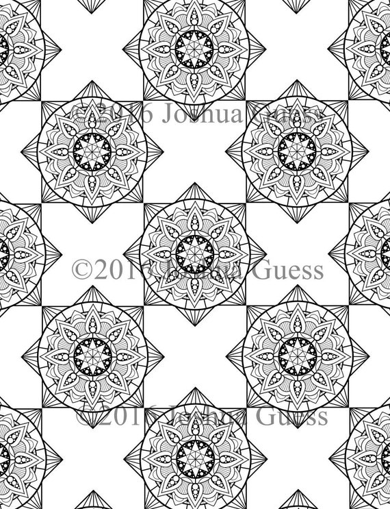 geometric coloring pages 1 3