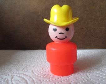 Vintage 1970's Fisher Price Little People - Cowboy