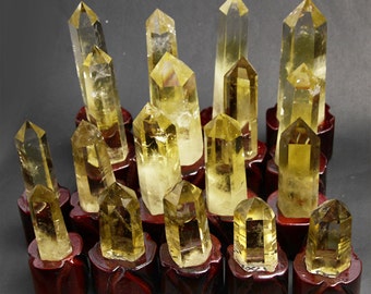 Extra Large Citrine Point/Citrine Tower/Citrine Wand/Grid(Size:,60mm,70mm,80mm,90mm,100mm,110mm,120mm,130mm,140mm,150mm,200mm,Custom Size)