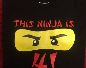 ninjago birthday shirts