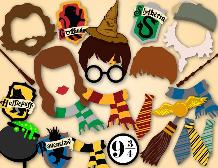 Harry Potter Photo Booth Props SVG: Capture the Magic of Hogwarts