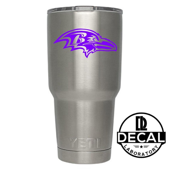Yeti Decal Sticker - Baltimore Ravens Decal Sticker For Yeti RTIC Rambler Tumbler Coldster Beer Mug