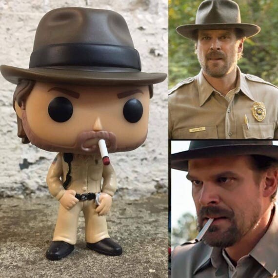 Items similar to Custom Sheriff Hopper, Stranger things. on Etsy