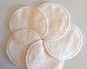Washable cotton facial rounds - Cotton flannel makeup remover pads - Exfoliator - Face scrubbies - Cup Spot - Circular washcloth