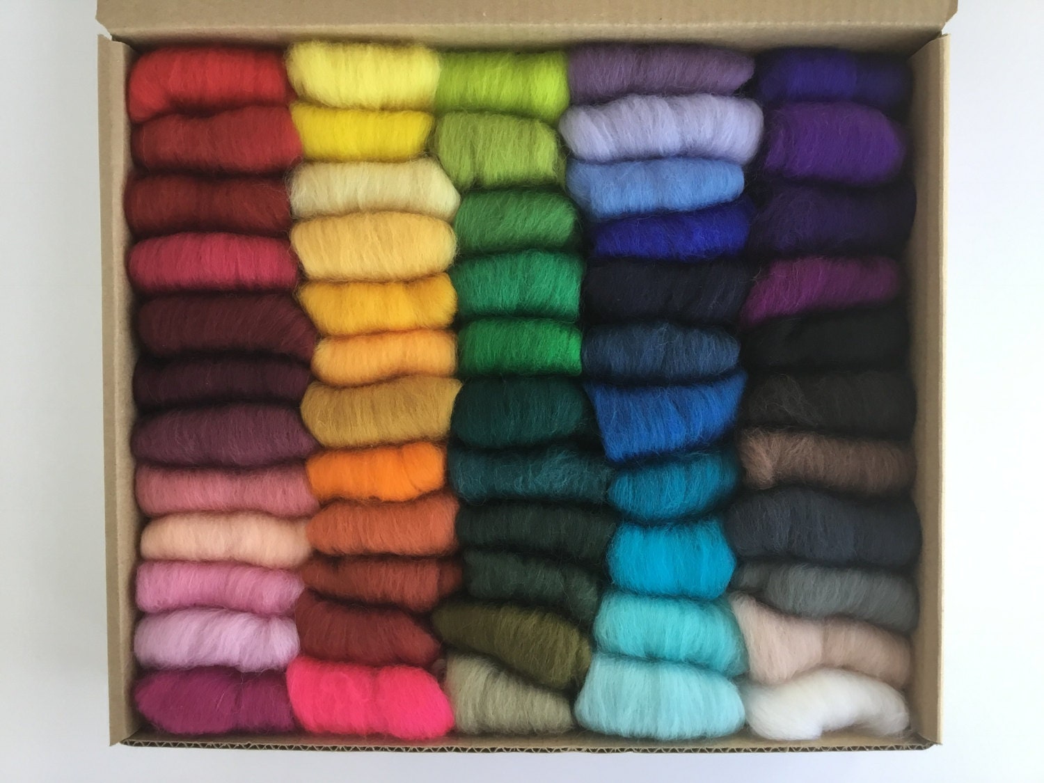 Felting Wool Set Complete Set 57 colors of South American