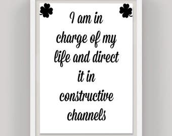 I am in charge | Etsy