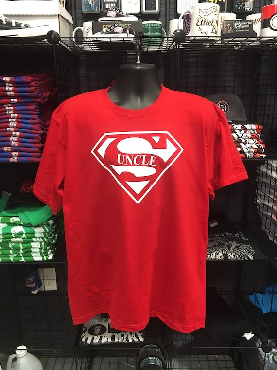 Super Uncle T-Shirt Superman Uncle Gift Father Gift