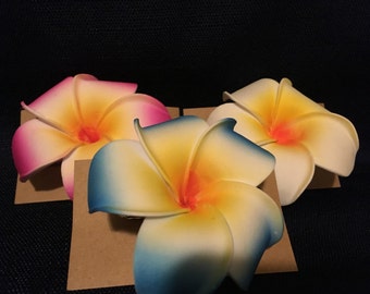Hawaiian Plumeria Hair Clip