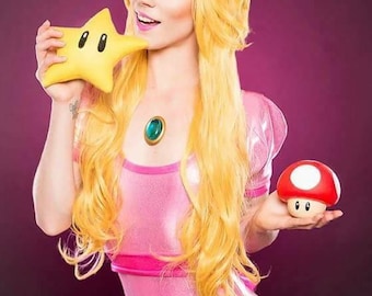 Princess Peach Cosplay Bodysuit
