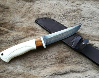 Bushcraft Knife / Damascus knife / Survival Knife / Hand made Knife / Camping Knife / Hunting Knife /