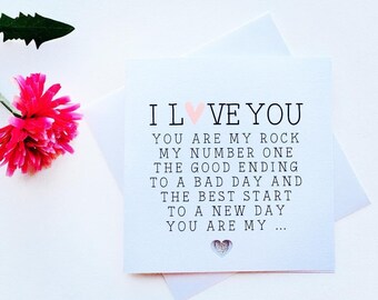 Best Of 80 Valentines Card You Are My Rock
