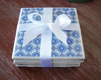 Handmade Ceramic Tile Coasters
