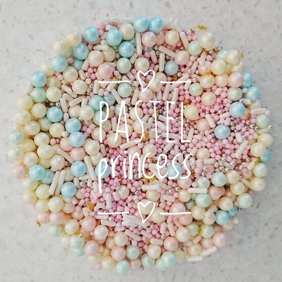 Pastel Princess Sprinkle Medley from on Etsy Studio