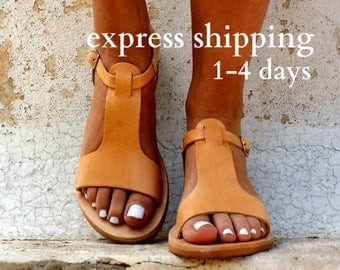 CASSANDRA sandals/ women Greek leather sandals/ roman sandals/ ancient grecian sandal/ womens leather sandals/ natural color leather sandals