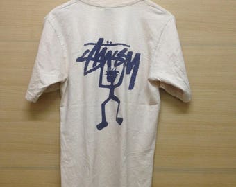 Vintage Stussy Skate Skateboarding Tshirt Made in USA size M
