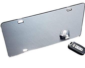 MIRRORED Acrylic License Plate BLANK Tags...Thick, High Quality and Amazing Shine. Fits Standard Car/Truck. Accepts Vinyl or Paint