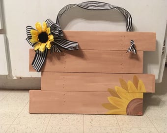 Small reclaimed wood sign