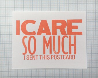 I Care So Much Postcards - Set of 5