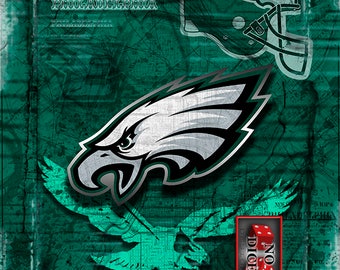 Philadelphia Eagles Art Print Brian Dawkins Eagles Poster