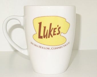 Gilmore Girls Coffee Mug, porcelain, Luke's Diner Mug, Stars Hollow Connecticut,Gilmore Girls Inspired, Funny, tea, Novelty, printing mug