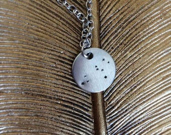 Zodiac Constellation Coin Necklace
