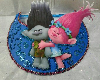 Trolls Party hat Visors 12pcs.