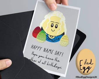 Game of Thrones Birthday Card BadEgg "Mother of All Birthdays!" - Daenerys Targaryen Inspired Greetings Card by Bad Egg Designs UK