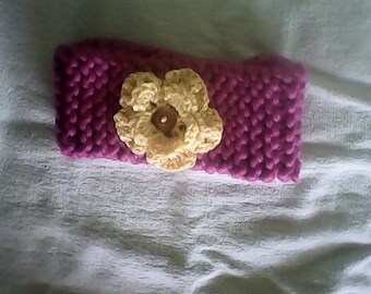 Yellow Flower power heaeband